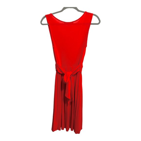 Forever 21 Red Scoop Sleeveless Pleated Dress Size S - Picture 8 of 12